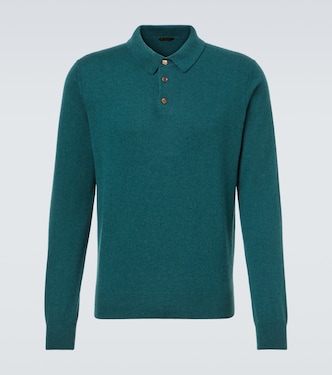 Cashmere polo sweater | Rubinacci