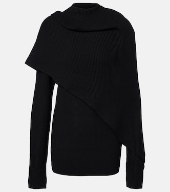 Draped wool sweater | Entire Studios