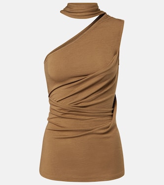 Draped jersey top | Entire Studios