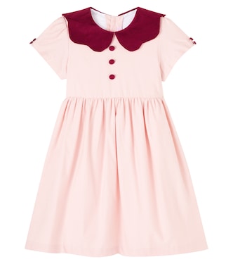 Julieta gathered cotton dress | La Coqueta