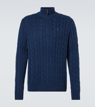 Cable-knit cotton sweater  | Polo Ralph Lauren