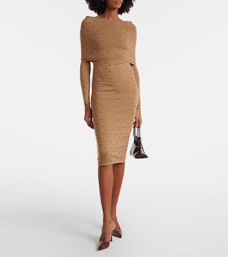 Adatti embellished wool-blend midi dress | Max Mara