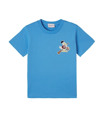 T-Shirt Mon Duck aus Baumwoll-Jersey | Moncler Enfant