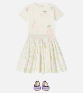Suzon printed cotton skirt | Bonpoint