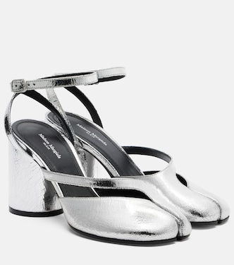 Tabi metallic leather pumps | Maison Margiela