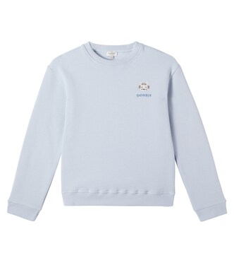 Muckie embroidered cotton-blend sweatshirt | Donsje