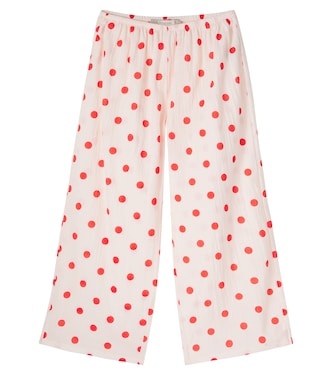 Pantaloni Vivo in cotone a pois | Konges Sløjd