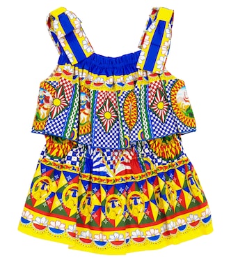 Top imprimé en coton | Dolce&Gabbana Kids
