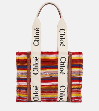 Shopper Woody Small a righe | Chloé