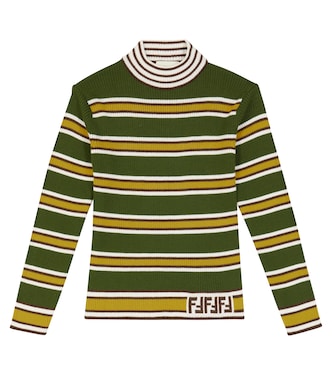 Pull rayé en laine | Fendi Kids