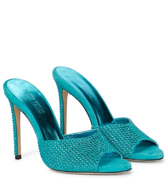 Holly embellished suede sandals | Paris Texas
