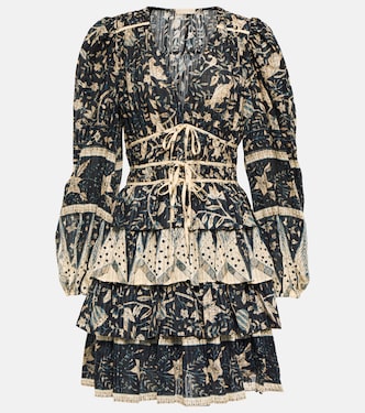 Nina printed cotton-blend minidress | Ulla Johnson