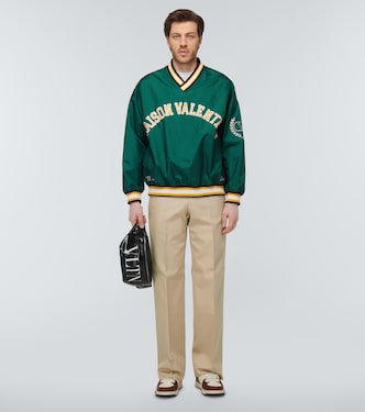 Logo appliqué varsity sweater | Valentino