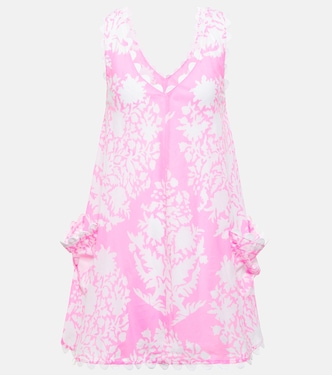 Floral cotton minidress | Juliet Dunn