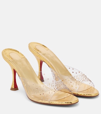 Degramule 85 embellished mules | Christian Louboutin