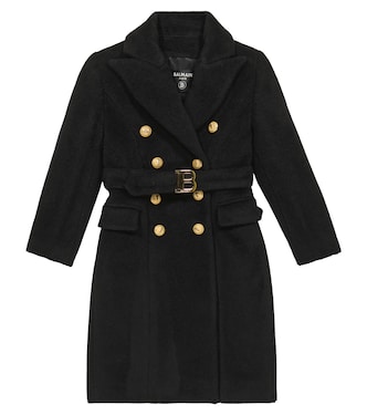 Abrigo de lana y mohair | Balmain Kids