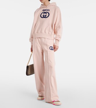 Pantalones deportivos de algodón con GG | Gucci