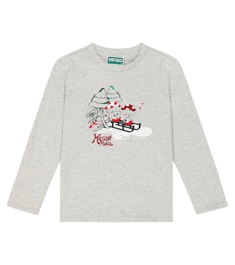Longsleeve aus Baumwoll-Jersey | Kenzo Kids