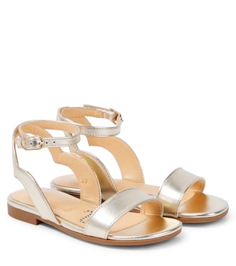 Sandalen Melodie Chick aus Metallic-Leder | Christian Louboutin Kids