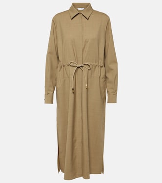 Monia virgin wool shirt dress | Max Mara