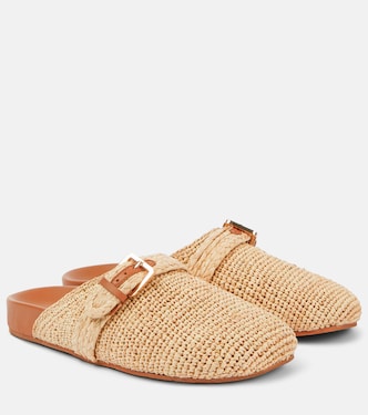 Slippers Quinta in rafia | Clergerie