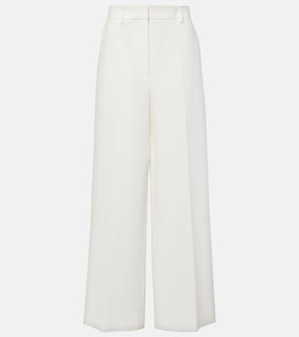 Bacall mid-rise wide-leg pants | Khaite
