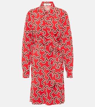 Vestido corto Sophie de jersey estampado | Diane von Furstenberg