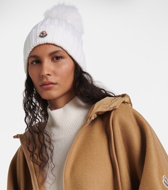 Gorro de lana con pelo sintético | Moncler