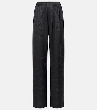 Silk wide-leg pants | Balenciaga
