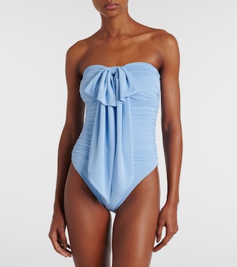 Bañador fruncido Acacia Drape Bow | Zimmermann
