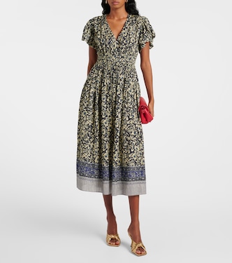 Abito midi Lyria in misto cotone | Ulla Johnson