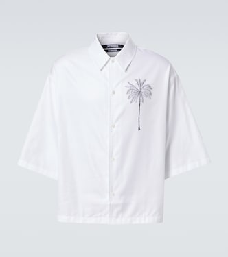 Bedrucktes Hemd La Chemise Aloe aus Baumwolle | Jacquemus