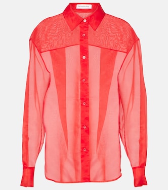 Peri真丝混纺衬衫 | The Frankie Shop