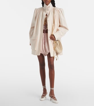 Shorts de charmeuse de seda | Chloé