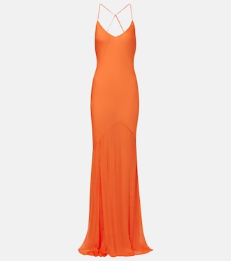 Gloria silk chiffon gown | Alexandra Miro