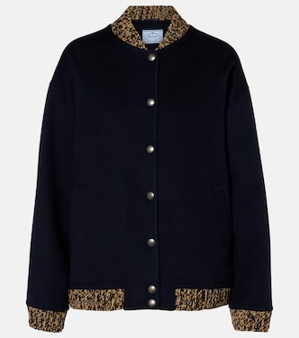 Bomberjacke aus Wolle und Kaschmir | Prada