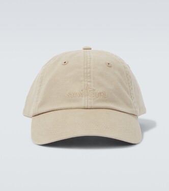 Logo cotton gabardine baseball cap | Stone Island