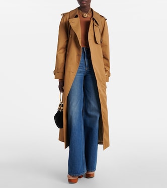 Cotton gabardine trench coat | Chloé