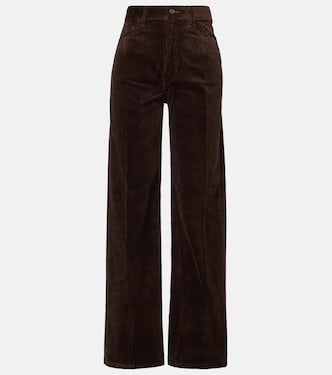 High-rise cotton corduroy wide-leg pants | Polo Ralph Lauren