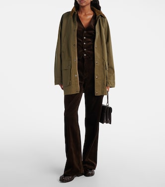 High-rise cotton corduroy wide-leg pants | Polo Ralph Lauren