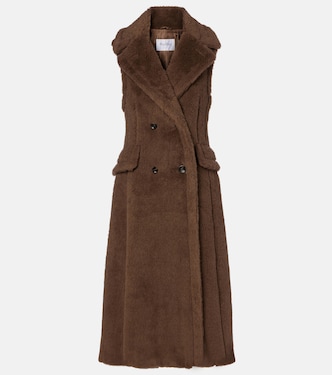 알파카 울 실크 테디 코트 | Max Mara