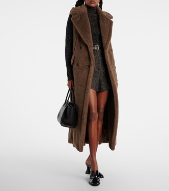 알파카 울 실크 테디 코트 | Max Mara