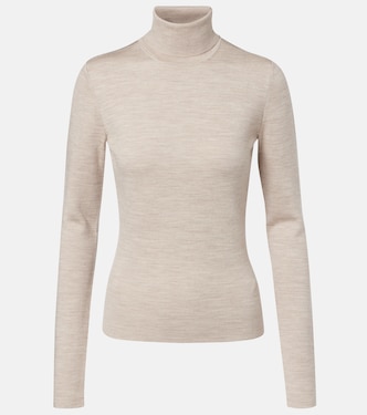 Wool, cashmere, and silk turtleneck top | Gabriela Hearst