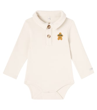 Baby Polau cotton-blend bodysuit | Donsje