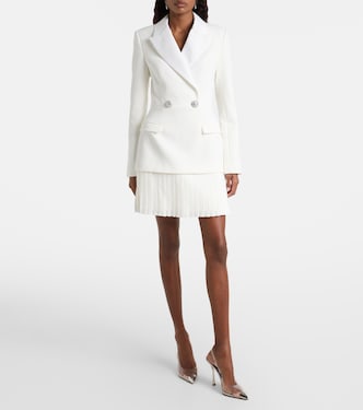 Bridal Atlas pleated blazer dress | Rebecca Vallance