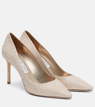 Romy 85 glitter pumps | Jimmy Choo
