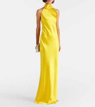 Robe Chilton aus Satin | Ralph Lauren Collection
