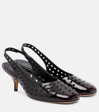 65 perforated leather slingback pumps | Dries Van Noten