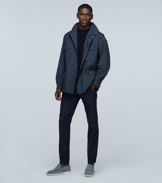 Cashmere-lined Traveller Windmate jacket | Loro Piana