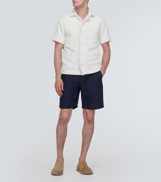 Norwich slim-fit linen shorts | Orlebar Brown
